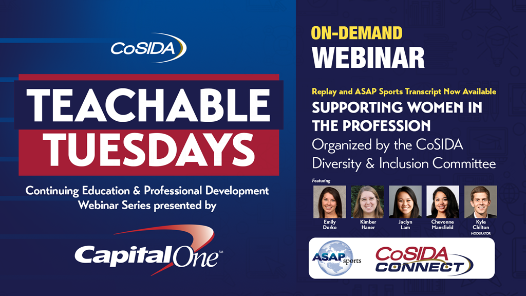 ON DEMAND Capital One Webinar: Supporting Women in the Profession